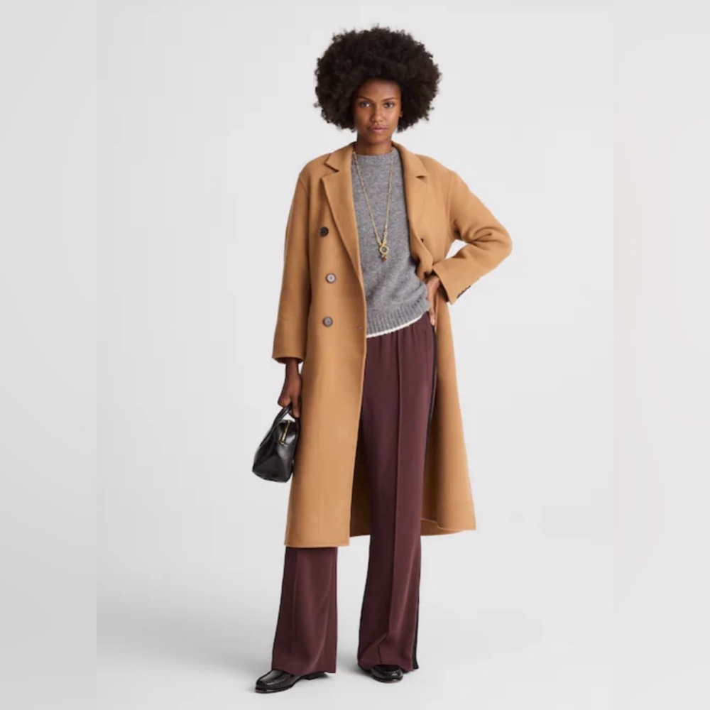 Nwot Madewell Double-Faced Brushed Long Coat Size M